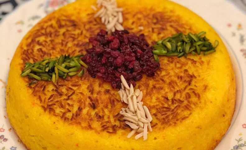 طرز تهیه ته چین ماهی تابه ای