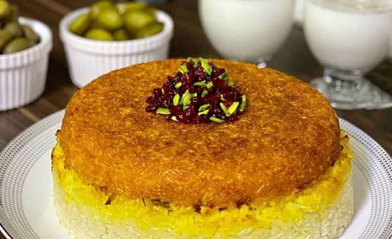 طرز تهیه ته چین مرغ خانگی با طعمی فوق العاده خوشمزه